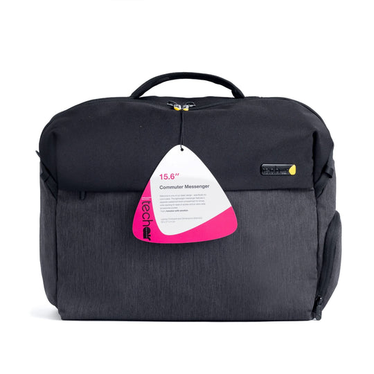 Techair - TACMM002 - Commuter Messenger - 14-15.6-inch Laptop - Black