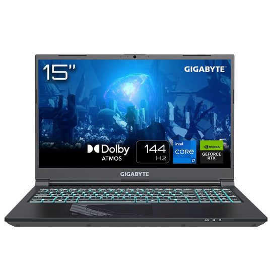 GIGABYTE - G5 MF5 + G5 MF5-H2UK354KO + Gaming Laptop - Intel Core i5-13500H - NVIDIA GeForce RTX 4050 - 16GB DDR5 - 1TB SSD - 15.6-inch FHD 144Hz - Windows 11 Home - 2 Year Warranty