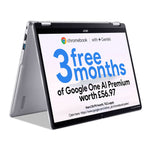 Acer - Chromebook Spin 314 + CP314-2HN + Convertible Laptop - Intel N100 - Intel UHD Graphics - 4GB RAM - 128GB eMMC - 14" WUXGA Touchscreen - Chrome OS - Silver