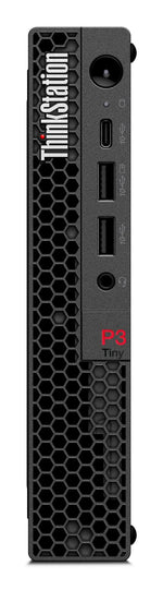Lenovo ThinkStation P3 Tiny Intel® Core™ i7 i7-14700 16 GB DDR5-SDRAM 512 GB SSD NVIDIA T400 Windows 11 Pro Mini PC Workstation Black