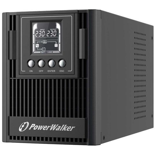 PowerWalker VFI 1000 AT UK Double-conversion (Online) 1 kVA 900 W 2 AC outlet(s)