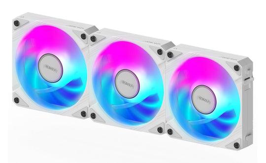 GIGABYTE AORUS EZ CHAIN FAN 120 ICE - 120mm PWM - Hydro Dynamic Bearing - White