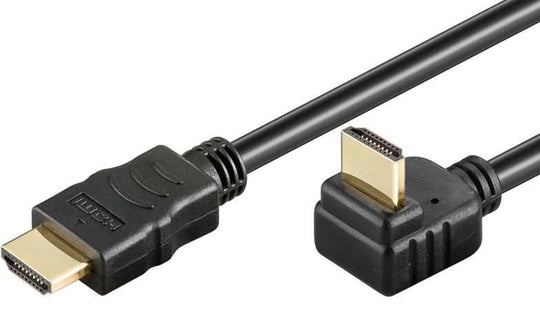 كابل HDMI مايكروكونيكت HDM19192V2.0A بطول 2 متر، HDMI نوع A (ستاندرد)، أسود