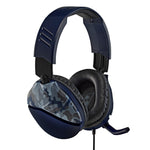 Turtle Beach Recon 70, Over-Ear Wired Gaming Headset with Mic, Camo Blue