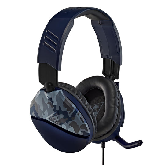 Turtle Beach Recon 70, Over-Ear Wired Gaming Headset with Mic, Camo Blue