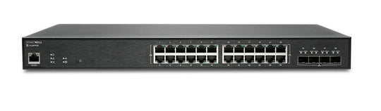 SonicWall SWS14-24FPOE Managed L2 Gigabit Ethernet (10/100/1000) Power over Ethernet (PoE) 1U Black 02-SSC-2468