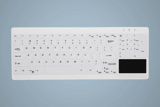 Active Key AK-C7412 - USB Wired Hygiene Keyboard - UK English - White