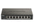 D-Link DGS-1100-08PV2 Managed L2/L3 Gigabit Ethernet (10/100/1000) Power over Ethernet (PoE) Black