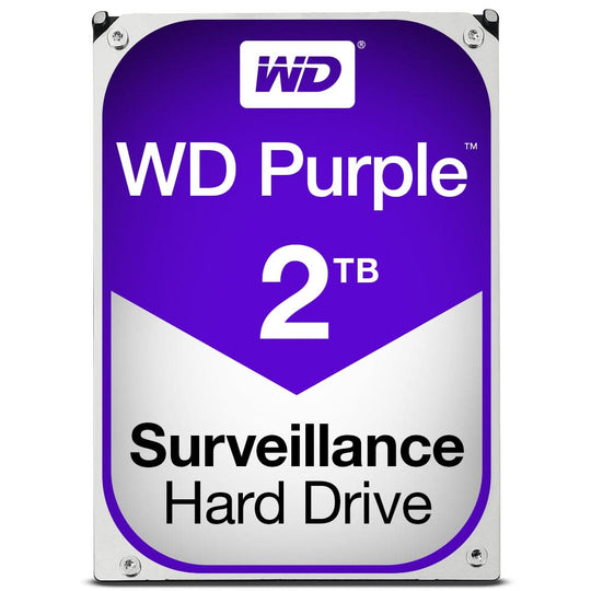 Western Digital Purple internal hard drive 2 TB 5400 RPM 64 MB 3.5" Serial ATA III