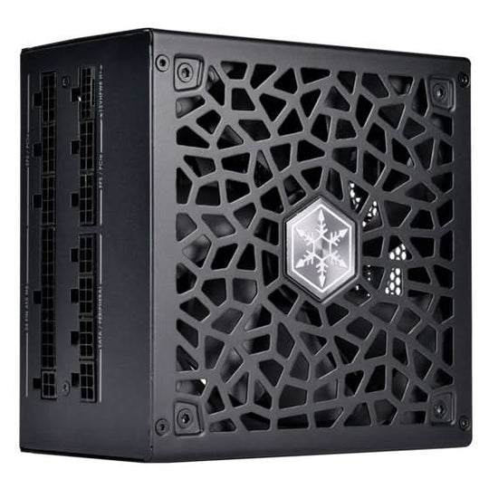 مزوّد طاقة Silverstone HELA 850R Platinum بقوة 850 واط، ذو منفذ 20+4 Pin ATX، لوحة أم ATX، أسود
