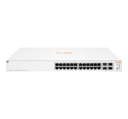 Aruba Instant On 1930 24G Class4 PoE 4SFP/SFP+ 370W Managed L2+ Gigabit Ethernet (10/100/1000) Power over Ethernet (PoE) 1U White JL684B
