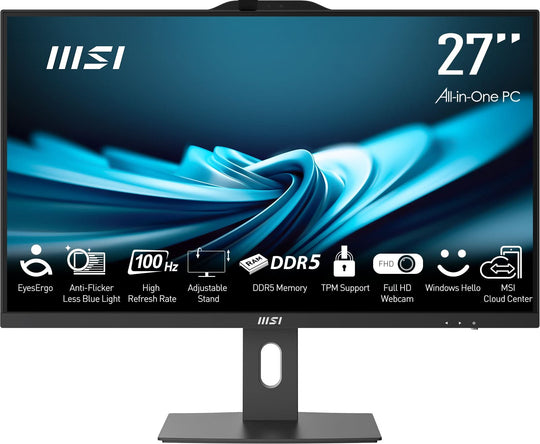 MSI - Pro AP272P 14M All-in-One PC - Intel Core i7-14700 - 16GB DDR5 - 1TB SSD - 27" FHD IPS - Windows 11 Pro