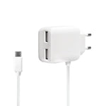 LogiLink PA0157W mobile device charger Universal White AC Indoor