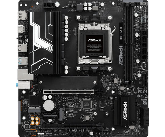 ASRock B850M-X Socket AM5 micro ATX Black Motherboard