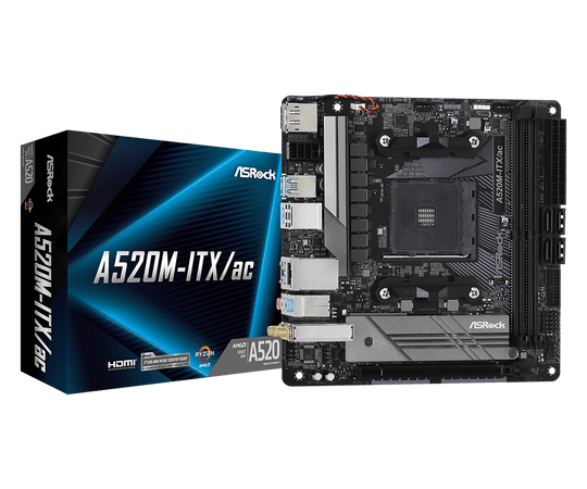 ASRock A520M-ITX/ac Socket AM4 Mini ITX Motherboard