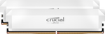 Crucial Pro OC 64GB (2x32GB) DDR5 6000MHz CL40 UDIMM Memory Kit - White