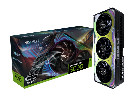 Palit GeForce RTX 5090 GameRock OC 32GB GDDR7 2527 MHz Graphics Card