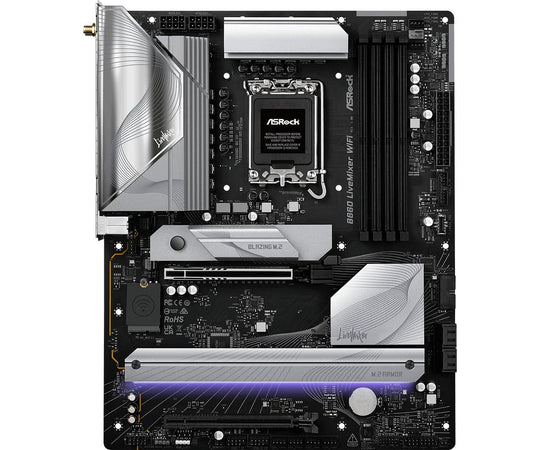 Asrock B860 LiveMixer WiFi Intel B860 LGA 1851 (Socket V1) ATX Black Motherboard
