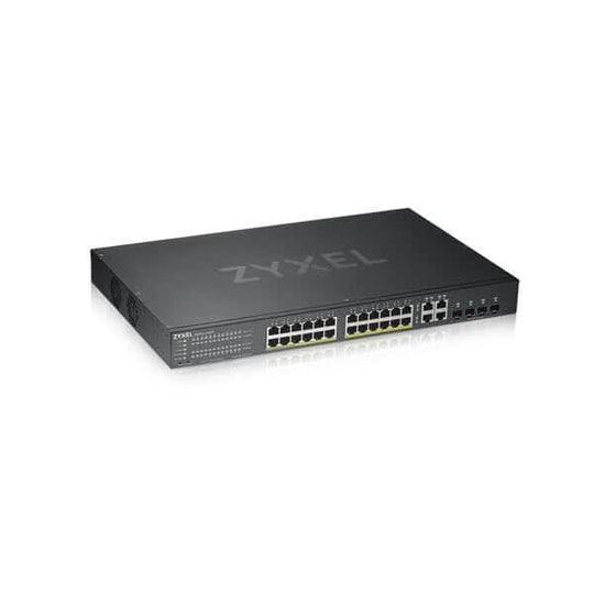 Zyxel GS1920-24HPv2 Managed Gigabit Ethernet (10/100/1000) Power over Ethernet (PoE) Black GS192024HPV2