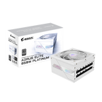 GIGABYTE AORUS ELITE P850W 80+ Platinum Modular PCIe 5.0 ICE Power Supply - White - GP-AE850PM PG5 ICE