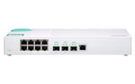 QNAP QSW-308-1C network switch Unmanaged Gigabit Ethernet (10/100/1000) White