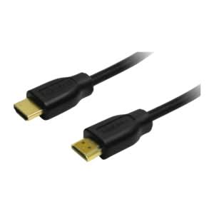 كابل HDMI من لوجي لينك CH0076، بطول 0.2 متر، نوع A (ستاندرد)، باللون الأسود
