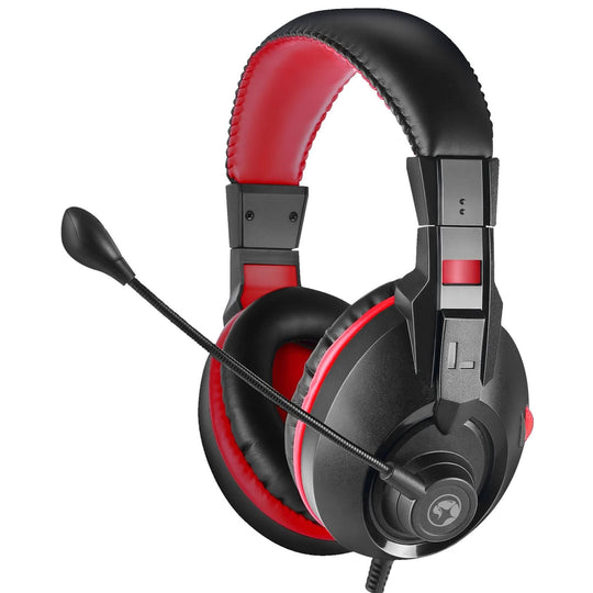 Marvo H8321S - Wired Head-band Gaming Headset with Mic - Black/Red