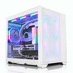 GiGate - Lian Li O11 Air Mini + 12700KF + Gaming PC - Intel Core i7-12700KF - NVIDIA RTX 4070 - 16GB DDR5 - 512GB SSD - White