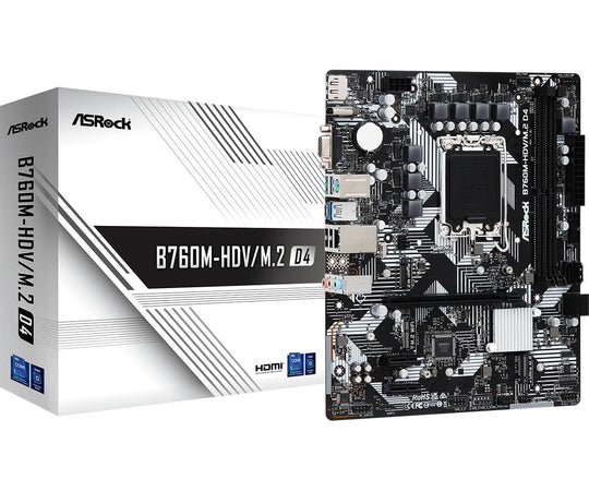 آسروك B760M-HDV/M.2 D4 انتل B760 LGA 1700 مايكرو ATX