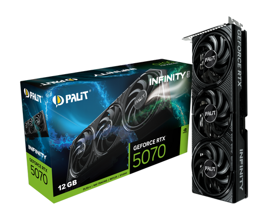 Palit GeForce RTX 5070 Infinity 3 SFF 12GB GDDR7 2512 MHz Graphics Card