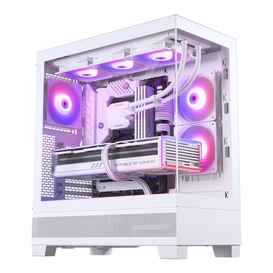 Phanteks XT View ATX Case Tempered Glass Windows, White