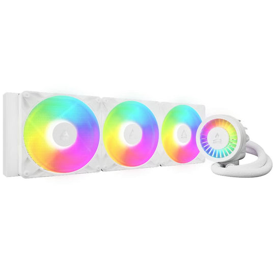 Arctic Liquid Freezer III PRO ARGB White AIO Cooler - 420mm - P14 Pro Fans - AM5/LGA1700