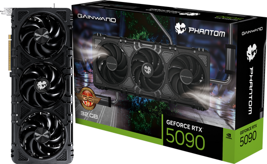Gainward GeForce RTX 5090 Phantom GS 32GB GDDR7 2527 MHz Graphics Card