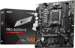 MSI PRO B650M-B Socket AM5 Micro ATX Black Motherboard