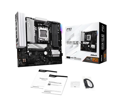 ASRock B850M Pro RS Socket AM5 Micro ATX Motherboard