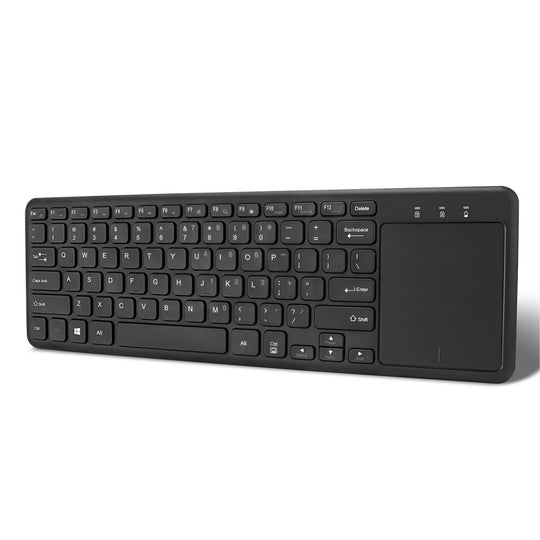 Adesso WKB-4050UB - Wireless Keyboard with Built-in Touchpad - Black