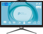 MSI Pro AP222T 13M Intel Pentium Gold G7400 All in One PC, (4GB RAM, 128GB SSD, Windows 11PRO), 21.5 Inch 10-point touch Screen/UHD Graphics/Type-C/COM Port/Dual LAN/HDMI/WiFi 5/BT 5.1/VESA/SD Card Reader