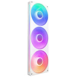 NZXT F Series RGB Core 360mm Fan - Triple 120mm - White