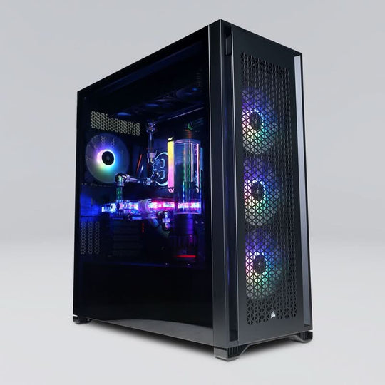 ICUE Ultra 7 + Gaming PC - AMD Ryzen 9 9950X3D - RTX 5080 16G - 48GB DDR5 - 2TB SSD - Black