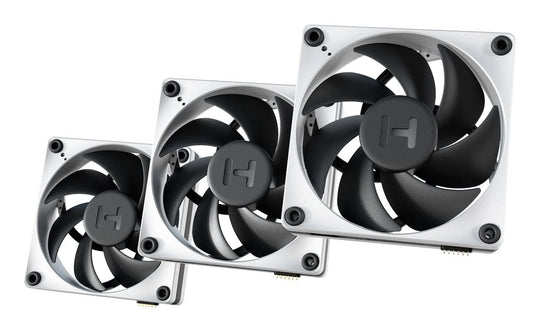 HYTE THICC FP12 Processor Fan 12 cm Black, White 3 pc(s)