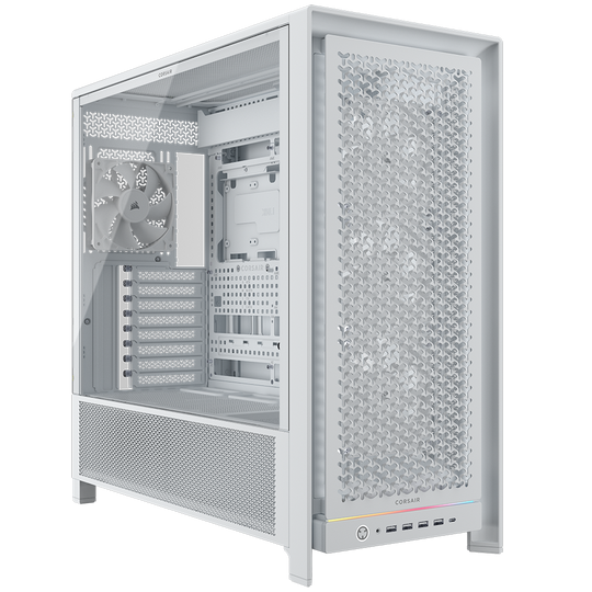CORSAIR Frame 5000D RS Modular Mid Tower Case High-Airflow - White