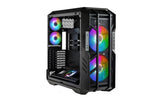 Cooler Master HAF 700 Full Tower PC Case Extreme Airflow with Dual 200mm ARGB Fans - Grey/Titanium