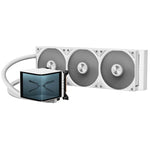 TRYX PANORAMA 360 White AIO Liquid Cooler - 360mm w/6.5" 3D AMOLED Screen