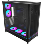 Montech HS01 PRO Reversible Layout Midi-Tower ATX ARGB Case - Black