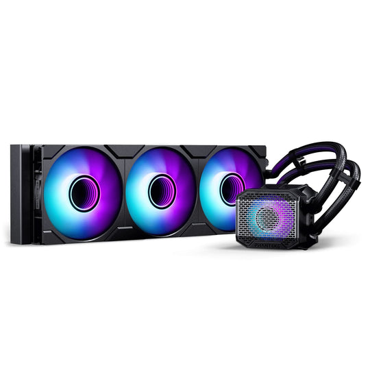 Phanteks Glacier One 360 M25 Black RGB AIO CPU Cooler - 360mm Radiator