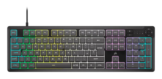 Corsair K55 CORE RGB - USB Wired Gaming Keyboard - QWERTY US English Black