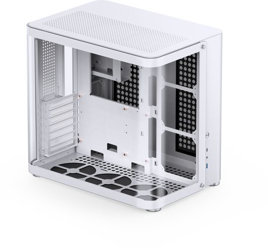 Jonsbo TK-2 2.0 Midi-Tower, Tempered Glass - White