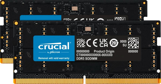 Crucial CT2K48G56C46S5 96GB (2x48GB) 262-Pin DDR5 5600 MHz Laptop Memory Kit