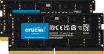Crucial CT2K32G56C46S5 64GB Kit (2 x 32GB) DDR5 5600MHz SODIMM Laptop Memory