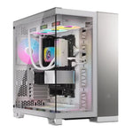 Corsair 6500X Mid Tower ATX Case Dual-Chamber Design - Grey/White